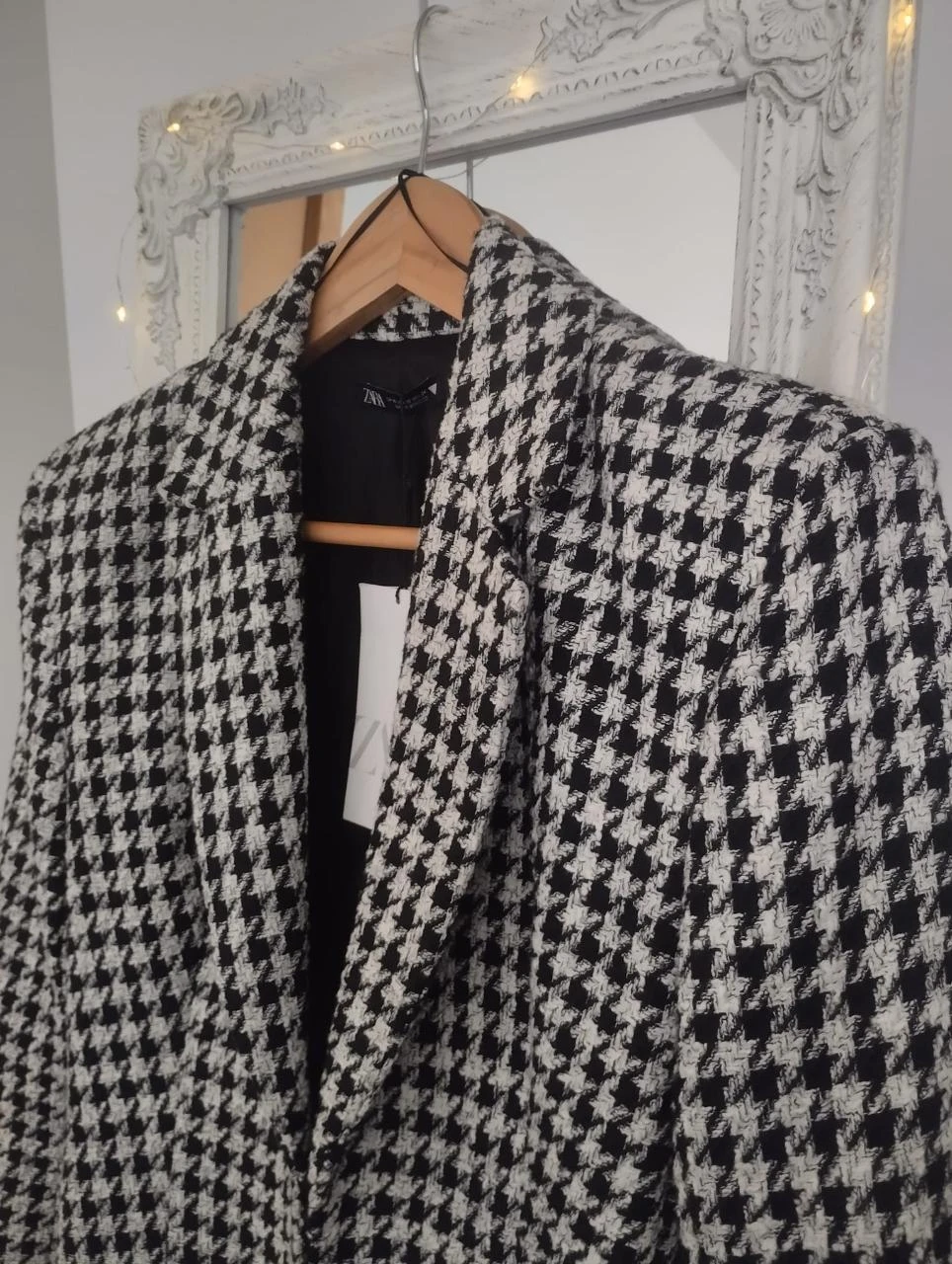 Zara Manteau structuré pied-de-poule XS Neuf avec étiquettes – photo 5